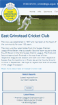 Mobile Screenshot of eastgrinsteadcricketclub.org.uk
